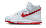 Dunk High White Picante Red