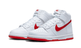 Dunk High White Picante Red