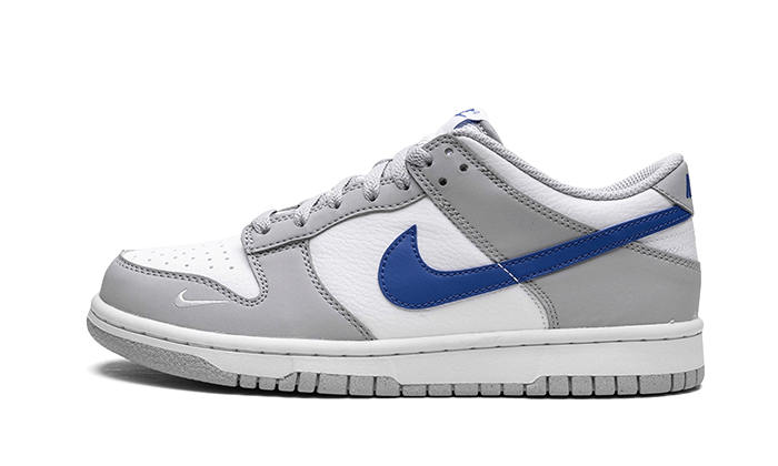 Dunk Low Mini Swoosh Wolf Grey Game Royal