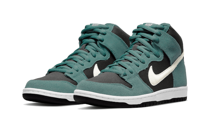 Nike SB Dunk High Green Suede